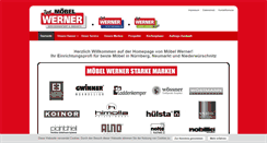 Desktop Screenshot of moebel-werner.com